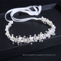 Handmade Women Crystal Rhinestone Bridal Wedding Flower Pearl Headband